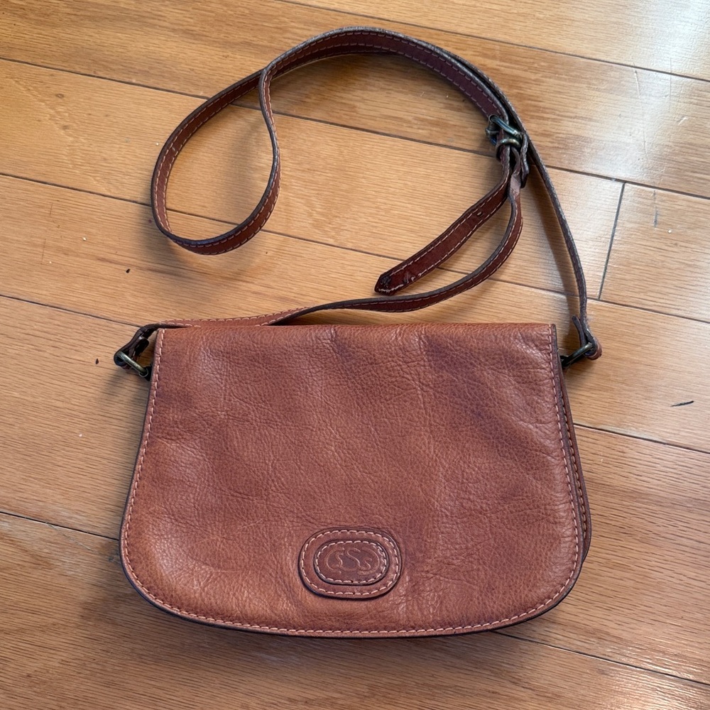Dooney & Bourke Tan Leather Crossbody Bag
